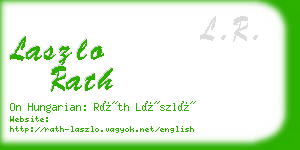 laszlo rath business card